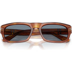 PO3398S, Terra Di Siena/Light Blue Glass Lenses 55 Eye Size