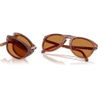 0PO0714SM Steve McQueen, Terra Di Siena/Light Brown Glass Lenses