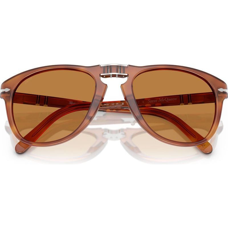 0PO0714SM Steve McQueen, Terra Di Siena/Light Brown Glass Lenses