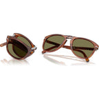 0PO0714SM Steve McQueen, Terra Di Siena/Green Polarised Glass Lenses