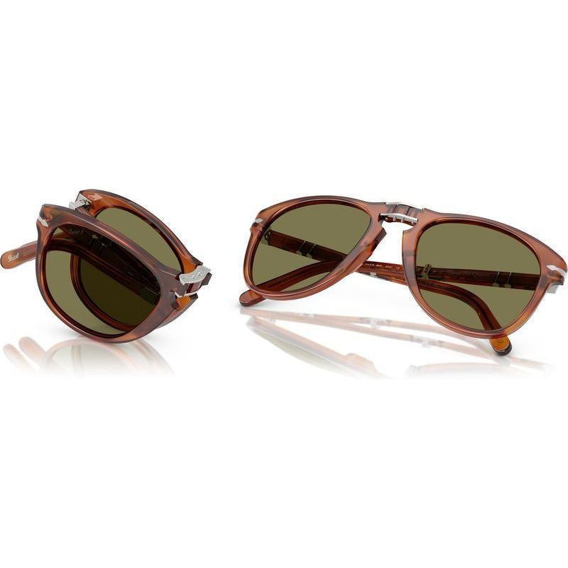 0PO0714SM Steve McQueen, Terra Di Siena/Green Polarised Glass Lenses