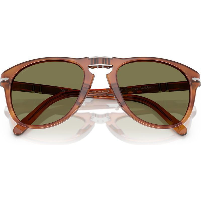 0PO0714SM Steve McQueen, Terra Di Siena/Green Polarised Glass Lenses