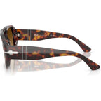 Vincent PO3373S, Havana/Brown Gradient Glass Lenses 53 Eye Size