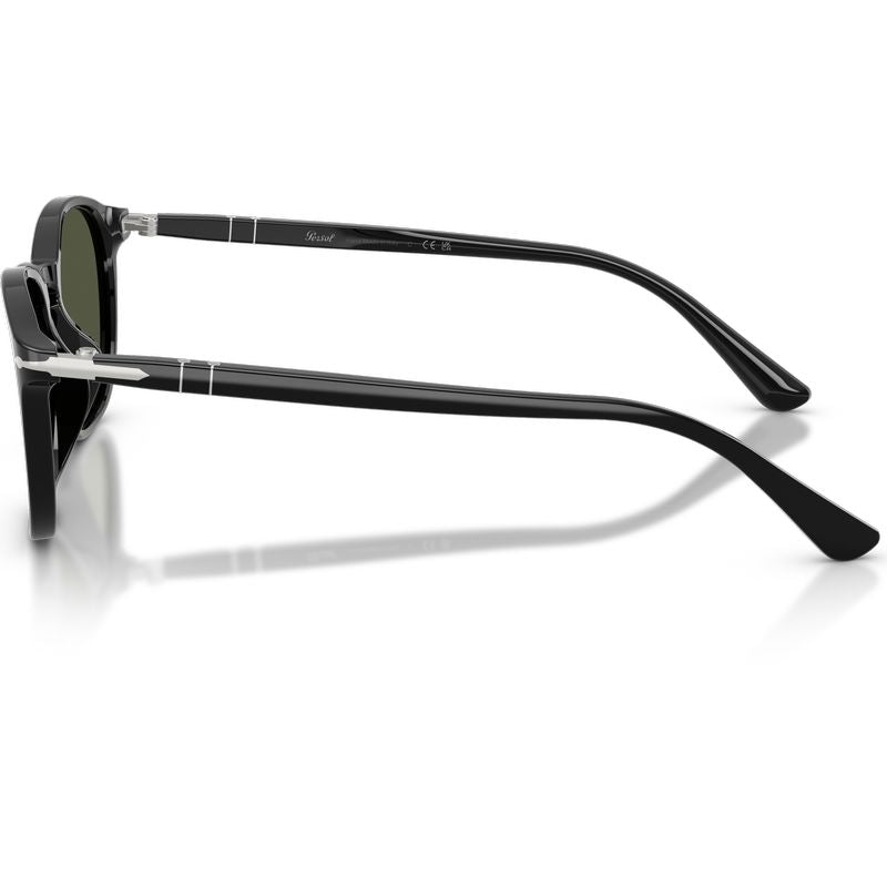 Persol PO3007SX Black Green Glass Side