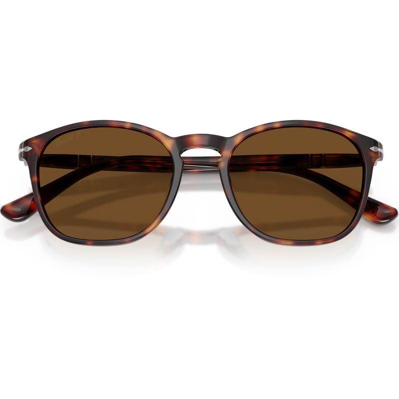 Persol PO3007SX Havana Brown Polarised Glass Front2