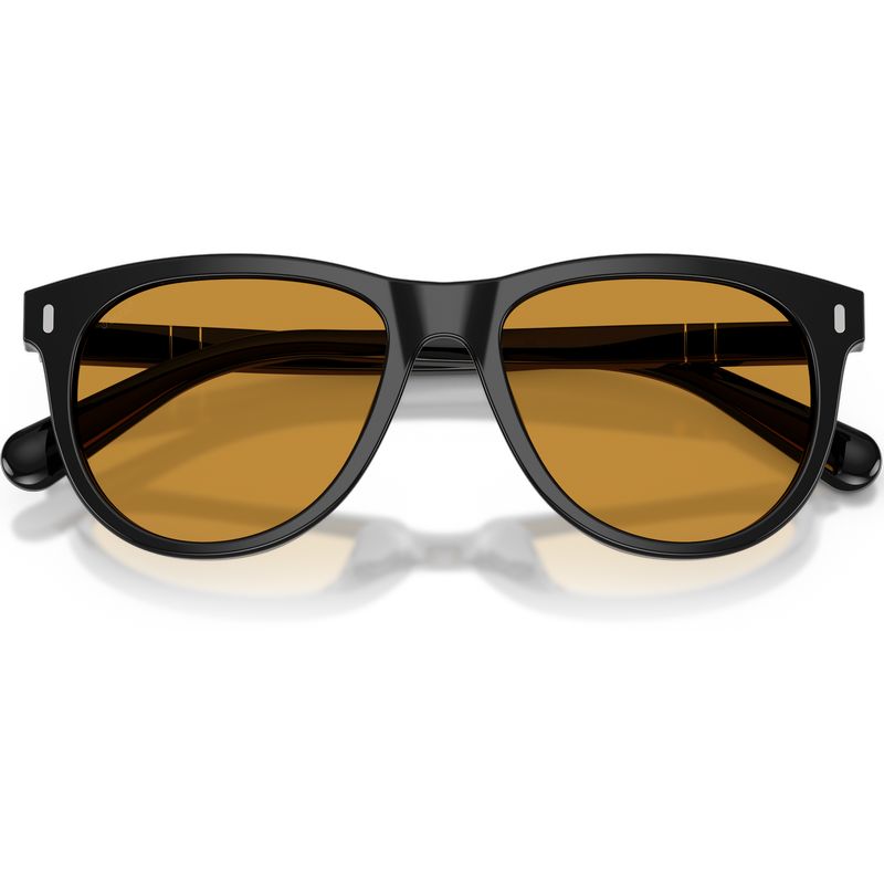 Persol PO3408S Black Yellow Brown Glass Front2