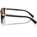 Persol PO3408S Black Yellow Brown Glass Side