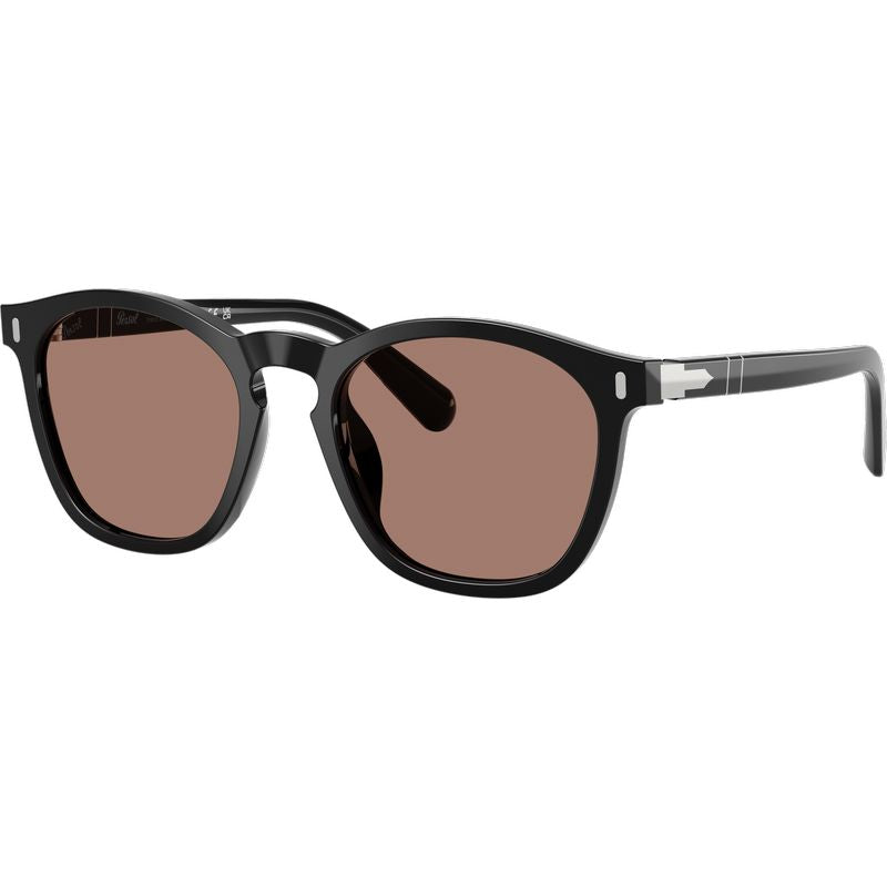 Persol PO3413S Black Brown Red Glass Angle