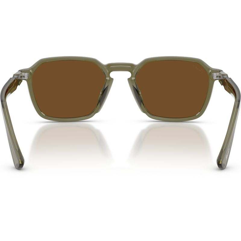 Persol PO3414S Oliva Green Brown Polarised Glass Inner