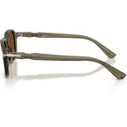 Persol PO3414S Oliva Green Brown Polarised Glass Side