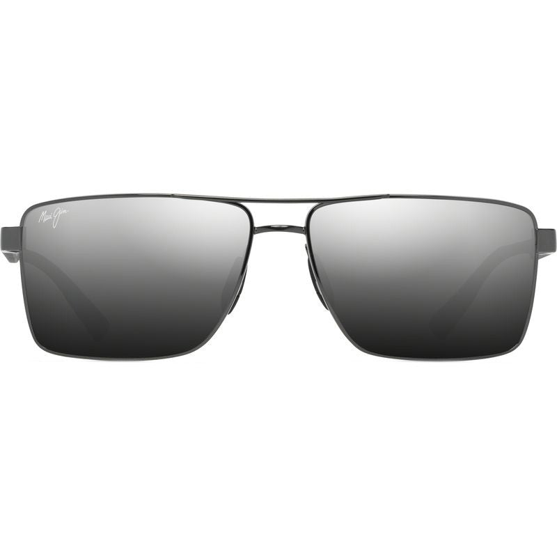 Piha, Shiny Gunmetal and Black/Silver Black Gradient Mirror Polarised Glass Lenses