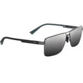 Piha, Shiny Gunmetal and Black/Silver Black Gradient Mirror Polarised Glass Lenses