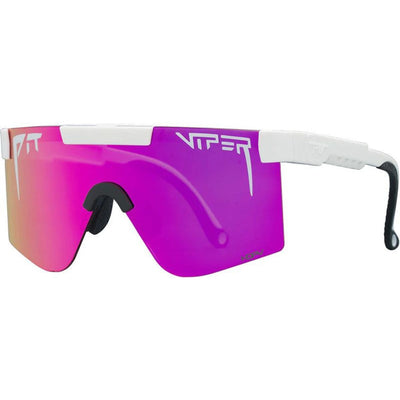 The Pit Viper Junior, Miami Nights White/Pink HDPV Mirror Polarised Lenses