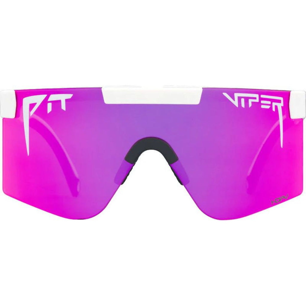 The Pit Viper Junior, Miami Nights White/Pink HDPV Mirror Polarised Lenses