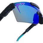 The Originals Narrow, Midnight Black Splatter/Blue HDPV Mirror Polarised Lenses