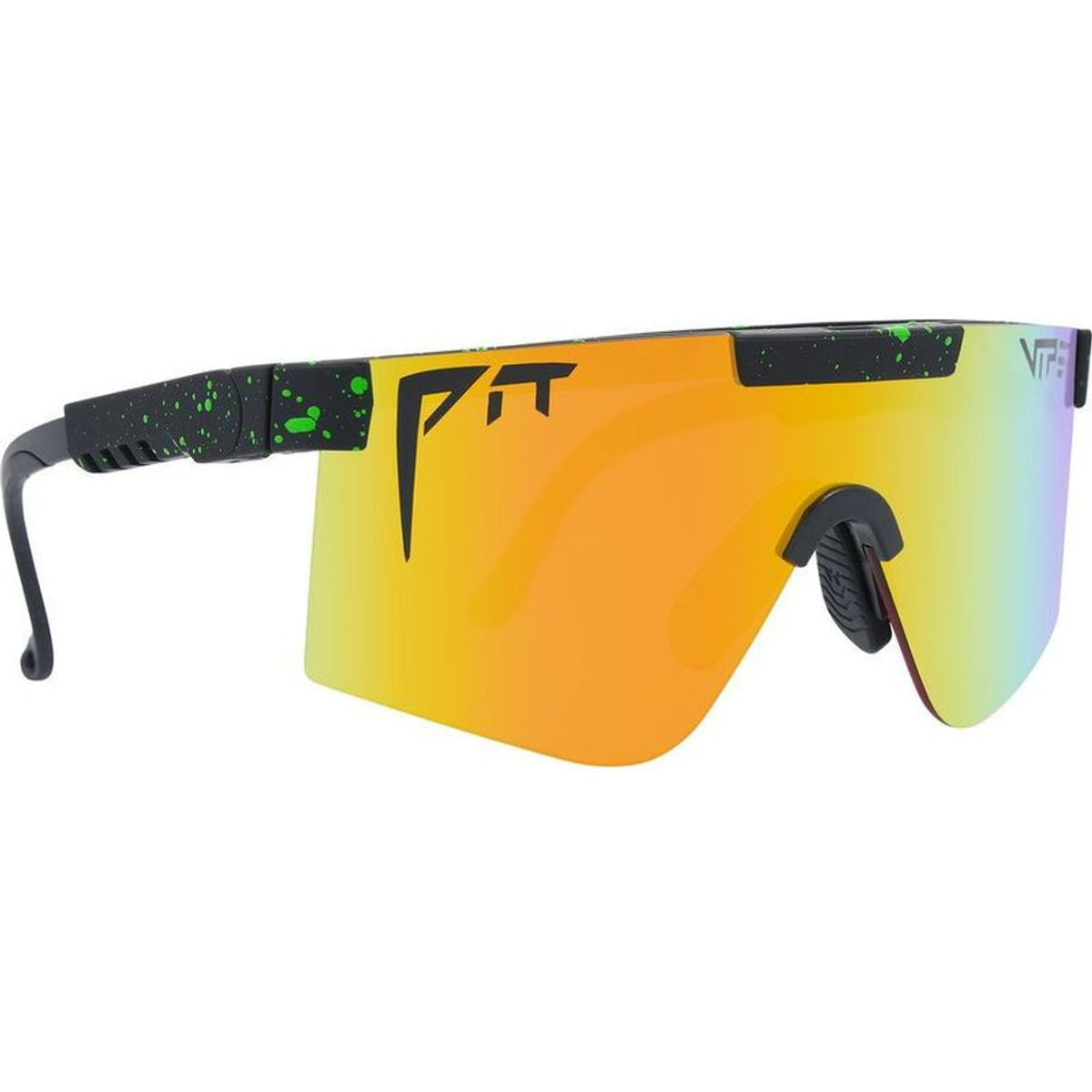 The 2000s, Monster Bull Black and Green Splatter/Yellow Orange Mirror Polarised Lenses