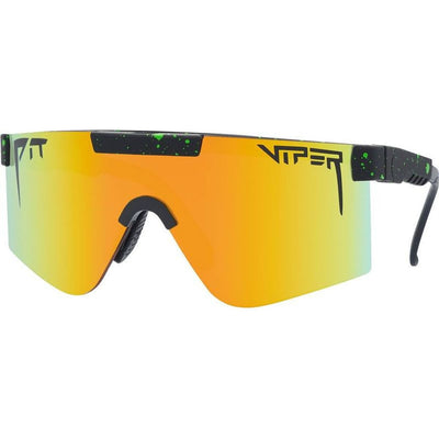 The 2000s, Monster Bull Black and Green Splatter/Yellow Orange Mirror Polarised Lenses