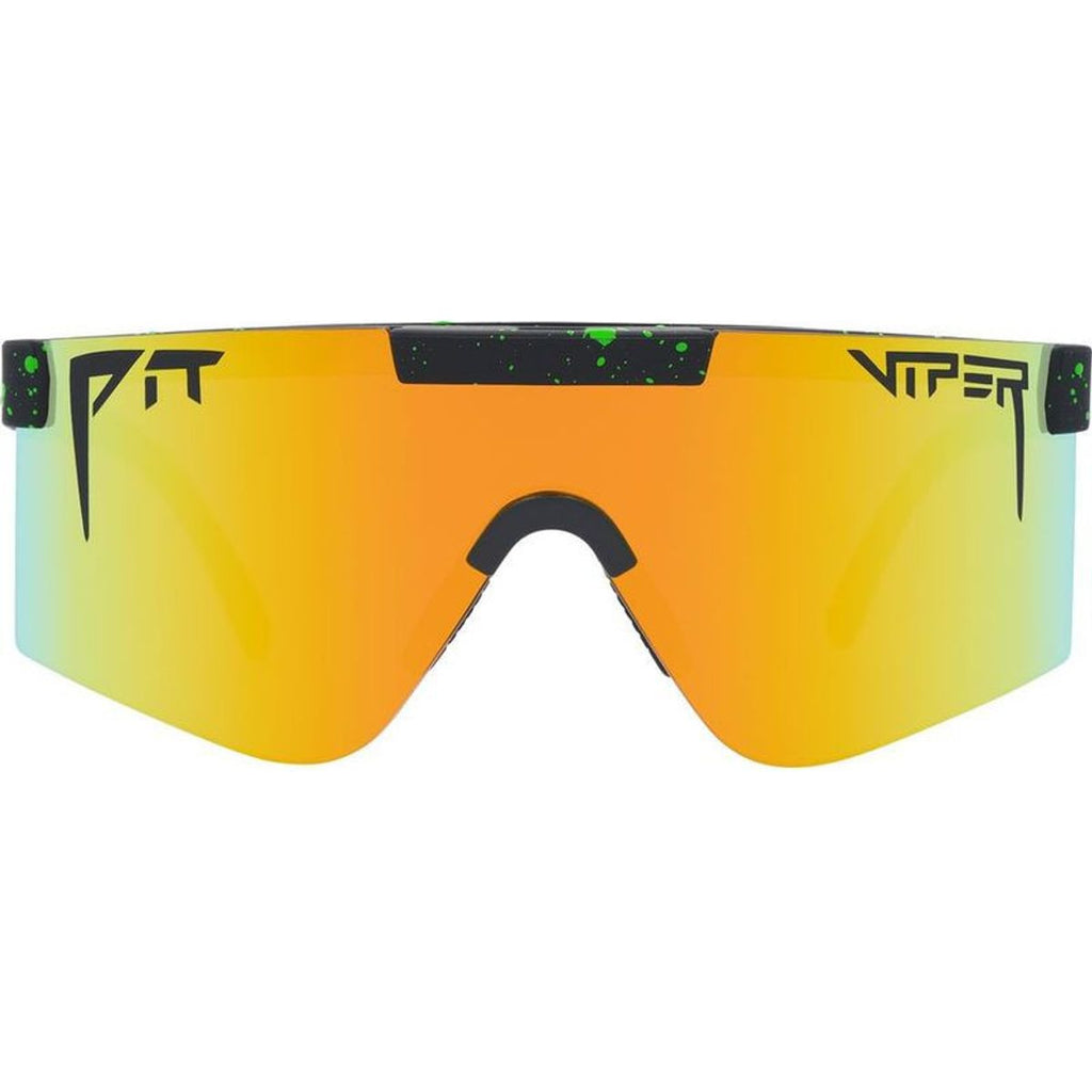 The 2000s, Monster Bull Black and Green Splatter/Yellow Orange Mirror Polarised Lenses