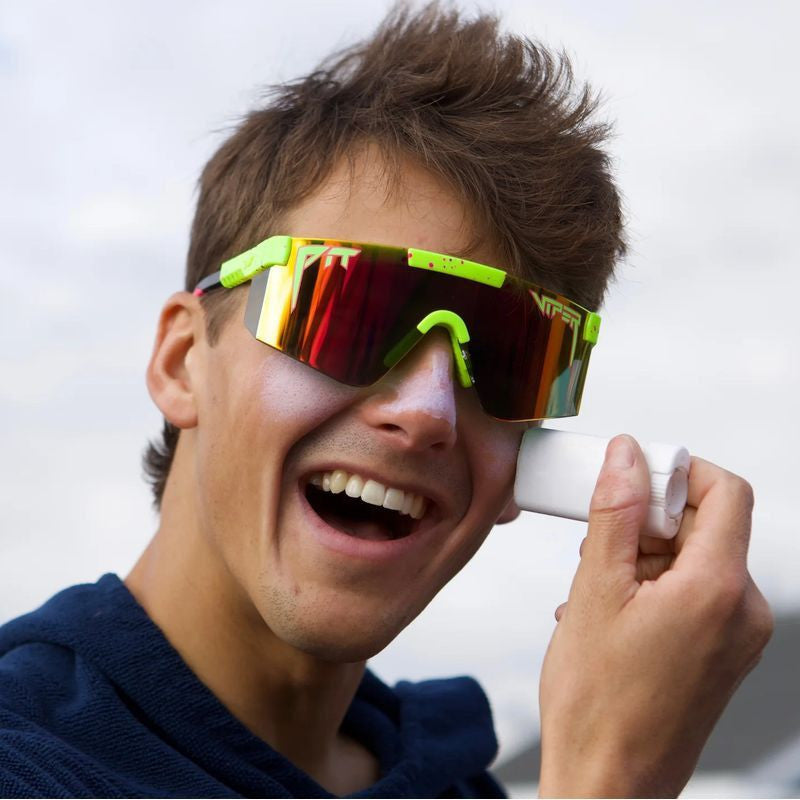 The Originals Narrow, 1993 Yellow Splatter/Rainbow Mirror Lenses