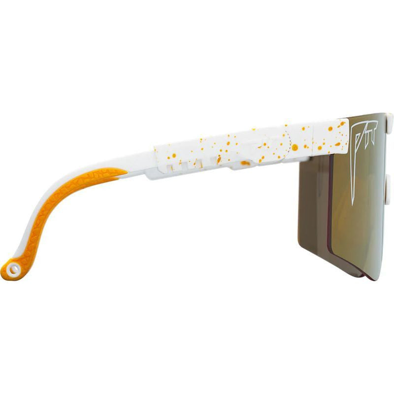 The Originals Narrow, Bel Air White Splatter/Gold HDPV Mirror Polarised Lenses