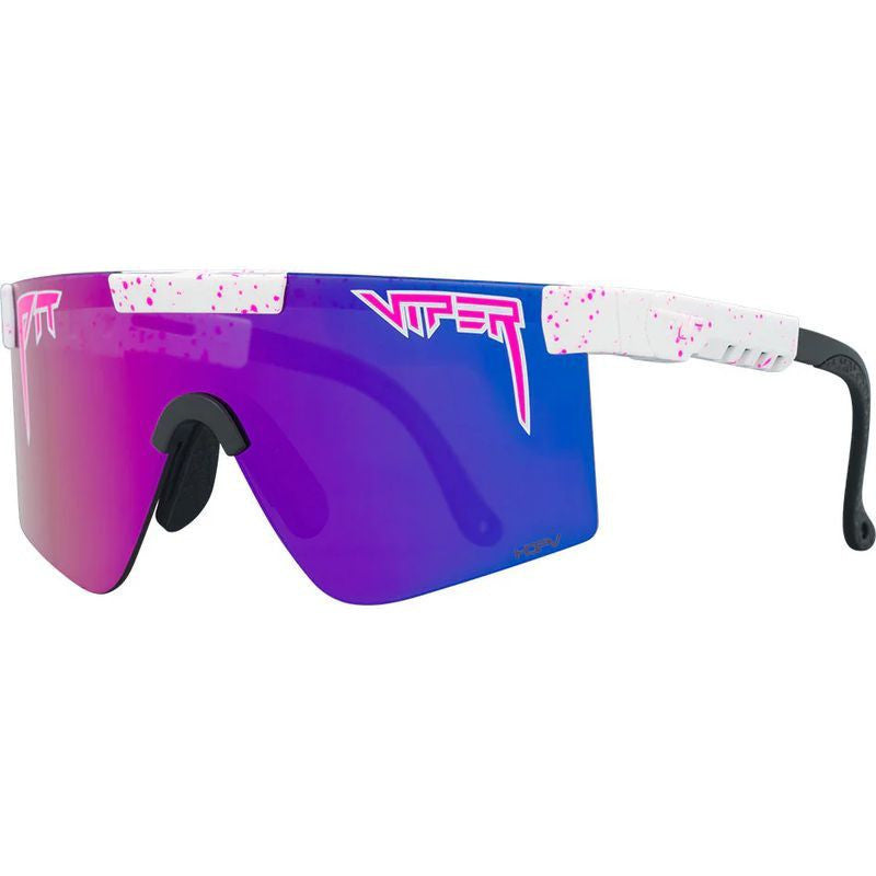 The Originals Narrow, LA Brights White Splatter/Pink Purple HDPV Mirror Polarised Lenses
