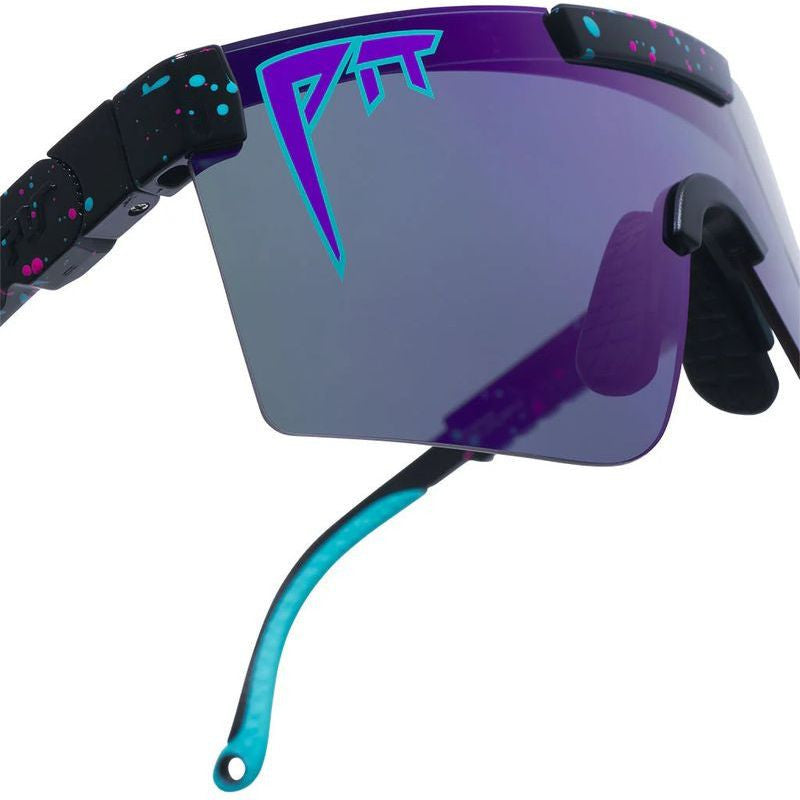 The Originals Narrow, Midnight Black Splatter/Purple HDPV Mirror Polarised Lenses