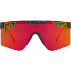 The Originals Narrow, Monster Bull Black Splatter/Orange HDPV Mirror Polarised Lenses