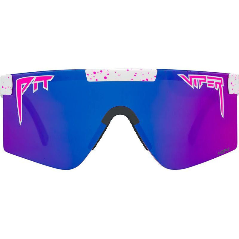 The Originals Wide, LA Brights White Splatter/Pink Purple HDPV Mirror Polarised Lenses
