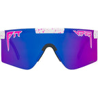 The Originals Wide, LA Brights White Splatter/Pink Purple HDPV Mirror Polarised Lenses