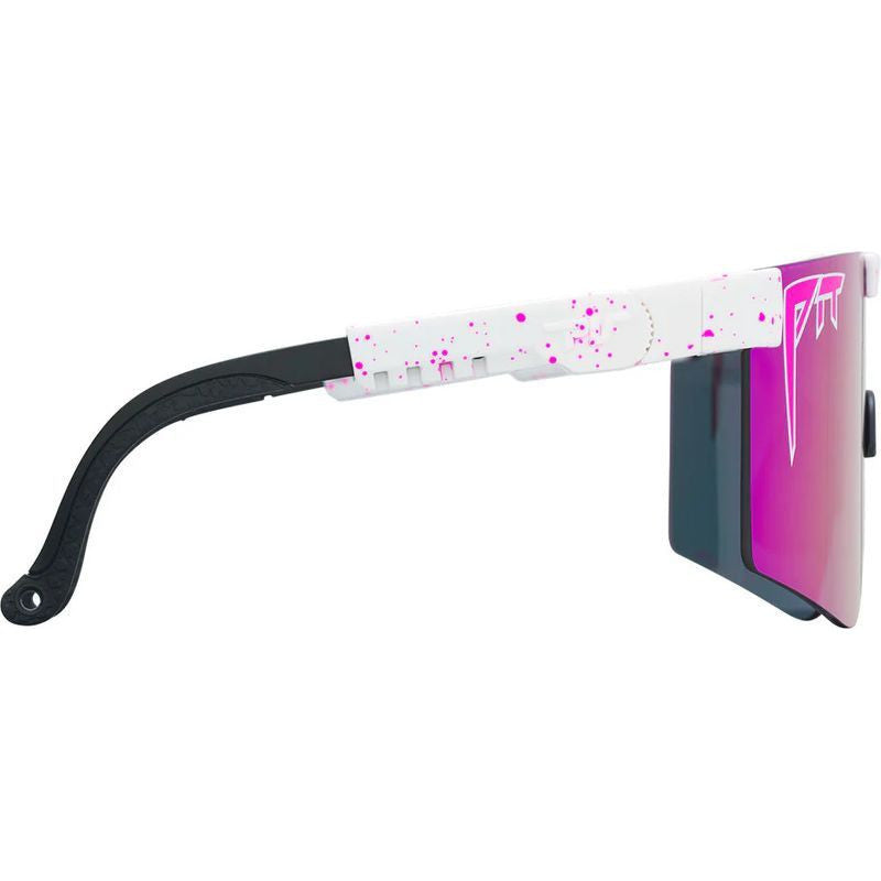 The Originals Wide, LA Brights White Splatter/Pink Purple HDPV Mirror Polarised Lenses
