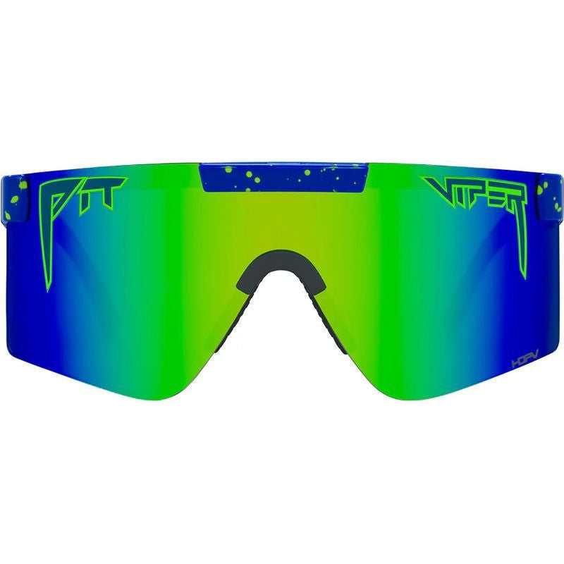 The Originals Wide, Leonardo Blue Splatter/Blue Green HDPV Mirror Polarised Lenses
