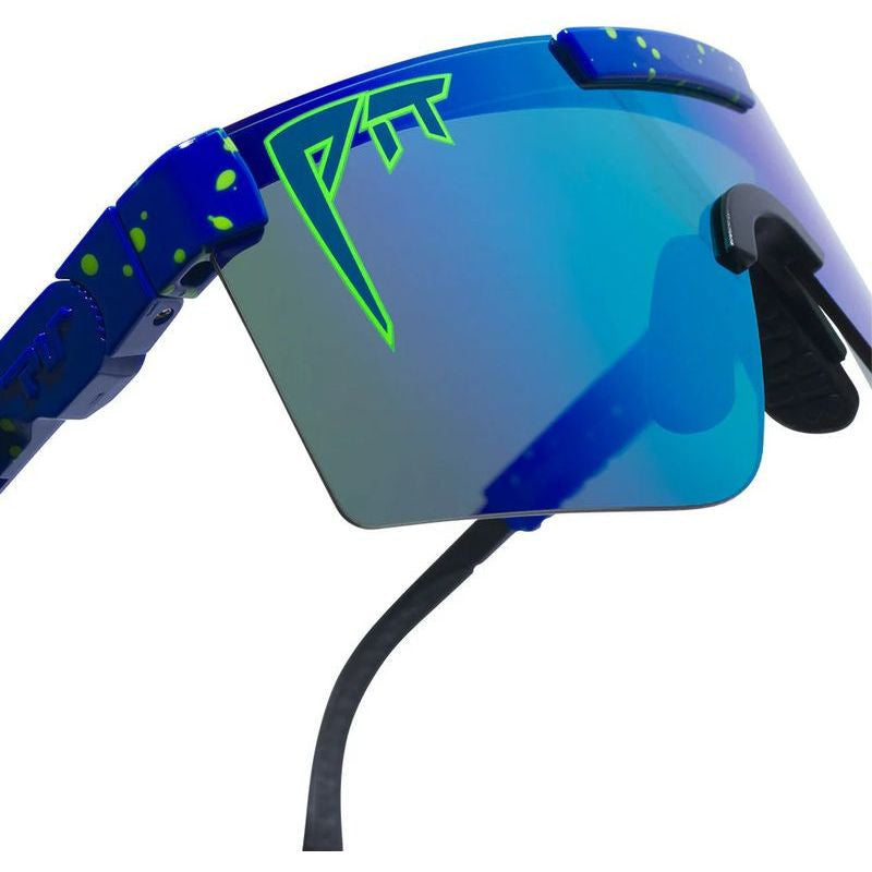 The Originals Wide, Leonardo Blue Splatter/Blue Green HDPV Mirror Polarised Lenses
