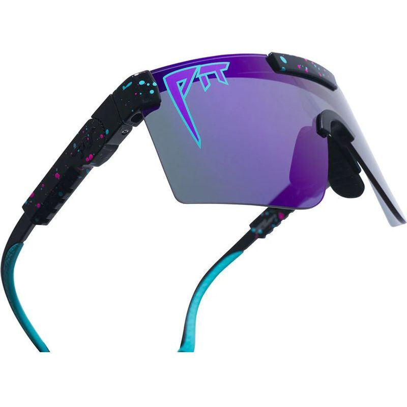 The Originals Wide, Midnight Black Splatter/Purple HDPV Mirror Polarised Lenses