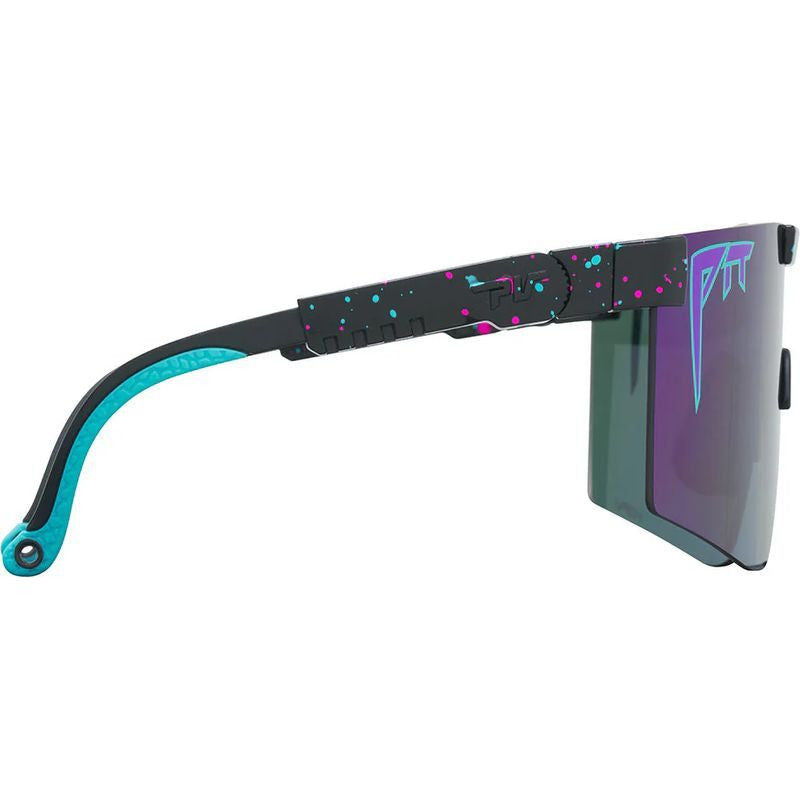 The Originals Wide, Midnight Black Splatter/Purple HDPV Mirror Polarised Lenses