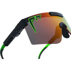 The Originals Wide, Monster Bull Black Splatter/Orange HDPV Mirror Polarised Lenses