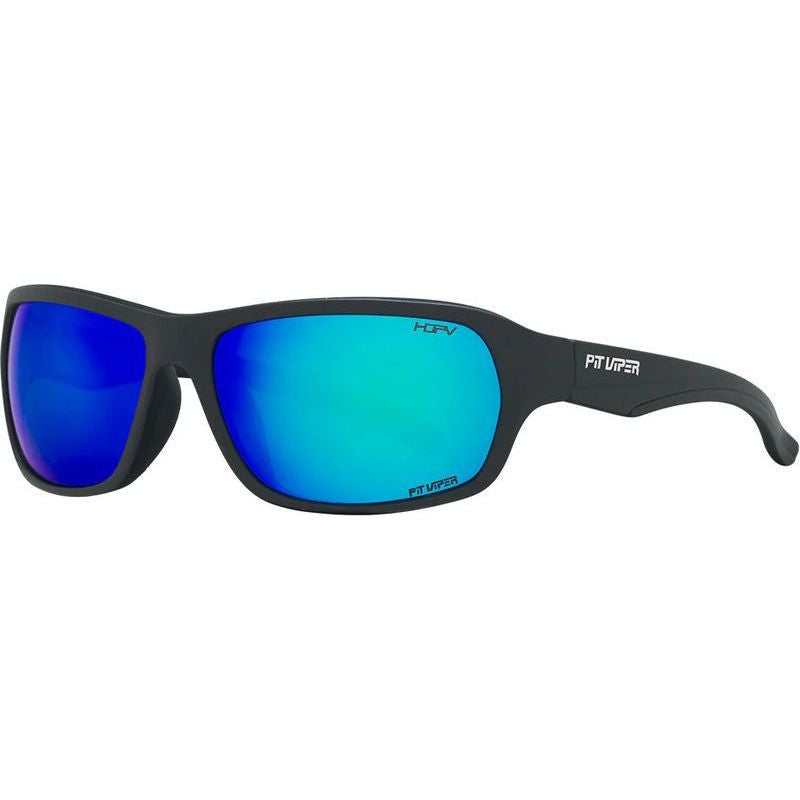 The Somox, Exec Black/Blue HDPV Mirror Polarised Lenses