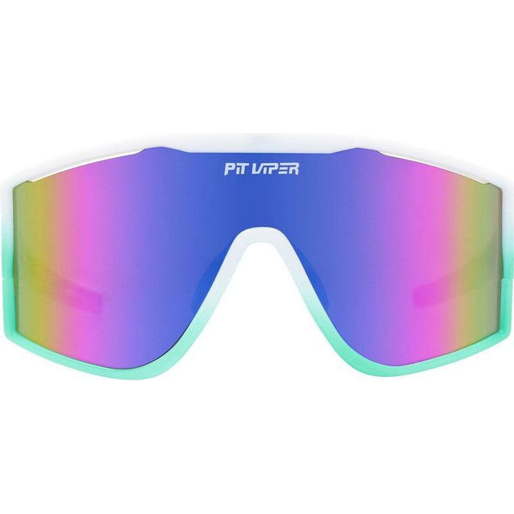 The Try Hards, Bonaire Breeze White Green/Blue Purple Mirror Lenses