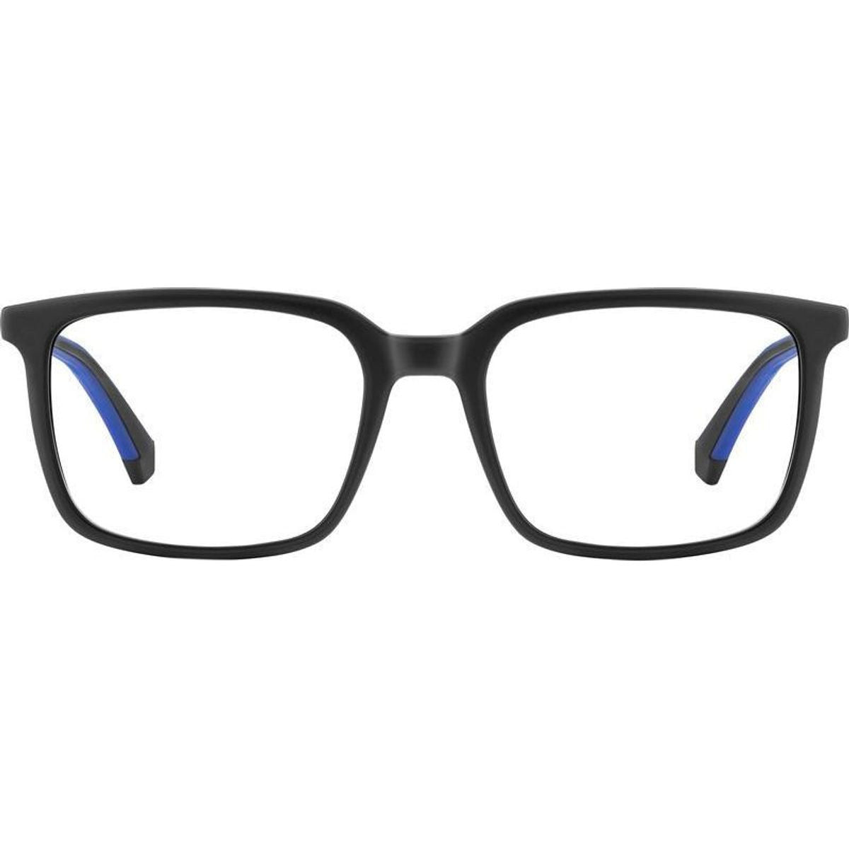 PLD D547, Matte Black Blue/Clear Lenses
