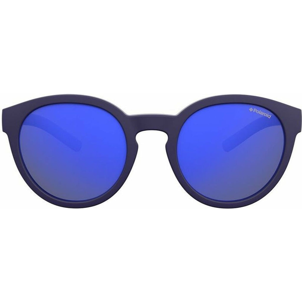 8019/S, Rubber Blue/Blue Mirror Polarised Lenses
