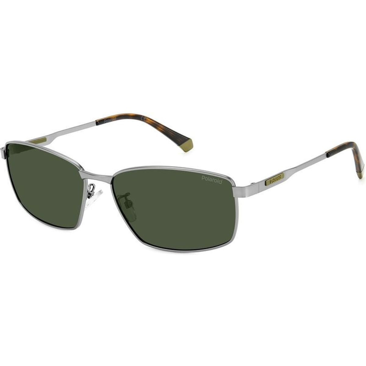 PLD 2137/G/S/X, Matte Ruthenium/Green Polarised Lenses 60 Eye Size