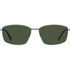 PLD 2137/G/S/X, Matte Ruthenium/Green Polarised Lenses 60 Eye Size