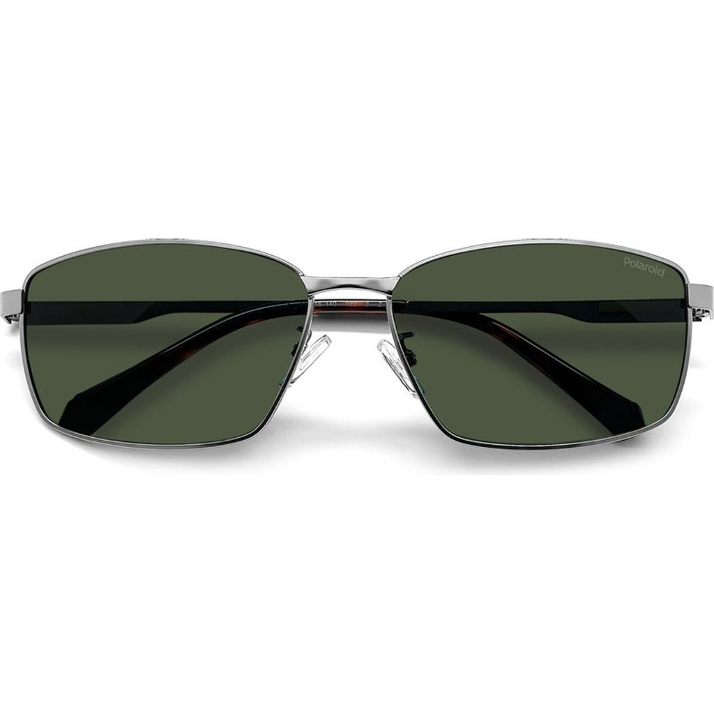PLD 2137/G/S/X, Matte Ruthenium/Green Polarised Lenses 60 Eye Size