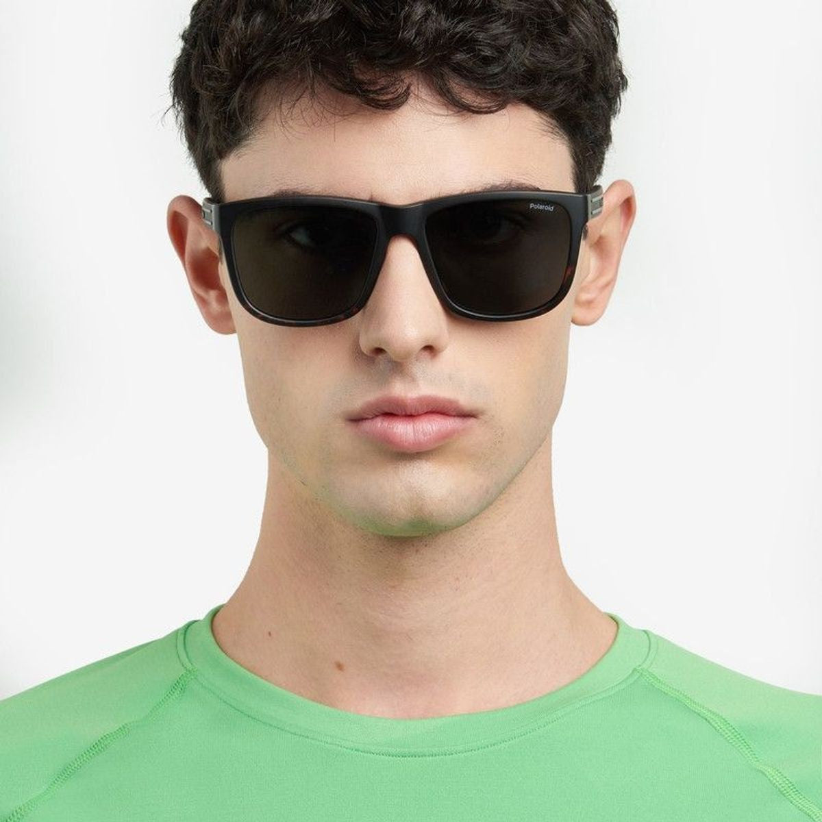 PLD 2155/S, Matte Brown Havana/Green Polarised Lenses