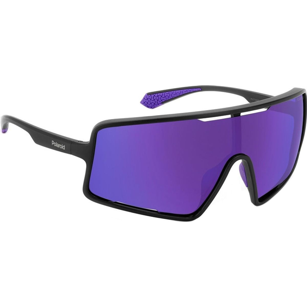 PLD 7045/S, Matte Black and Violet/Violet Mirror Polarised Lenses