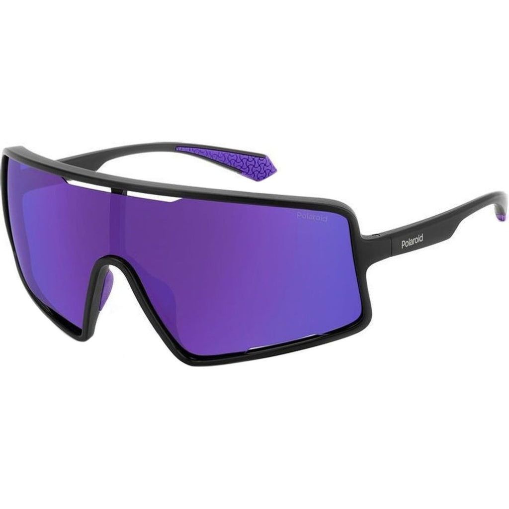 PLD 7045/S, Matte Black and Violet/Violet Mirror Polarised Lenses