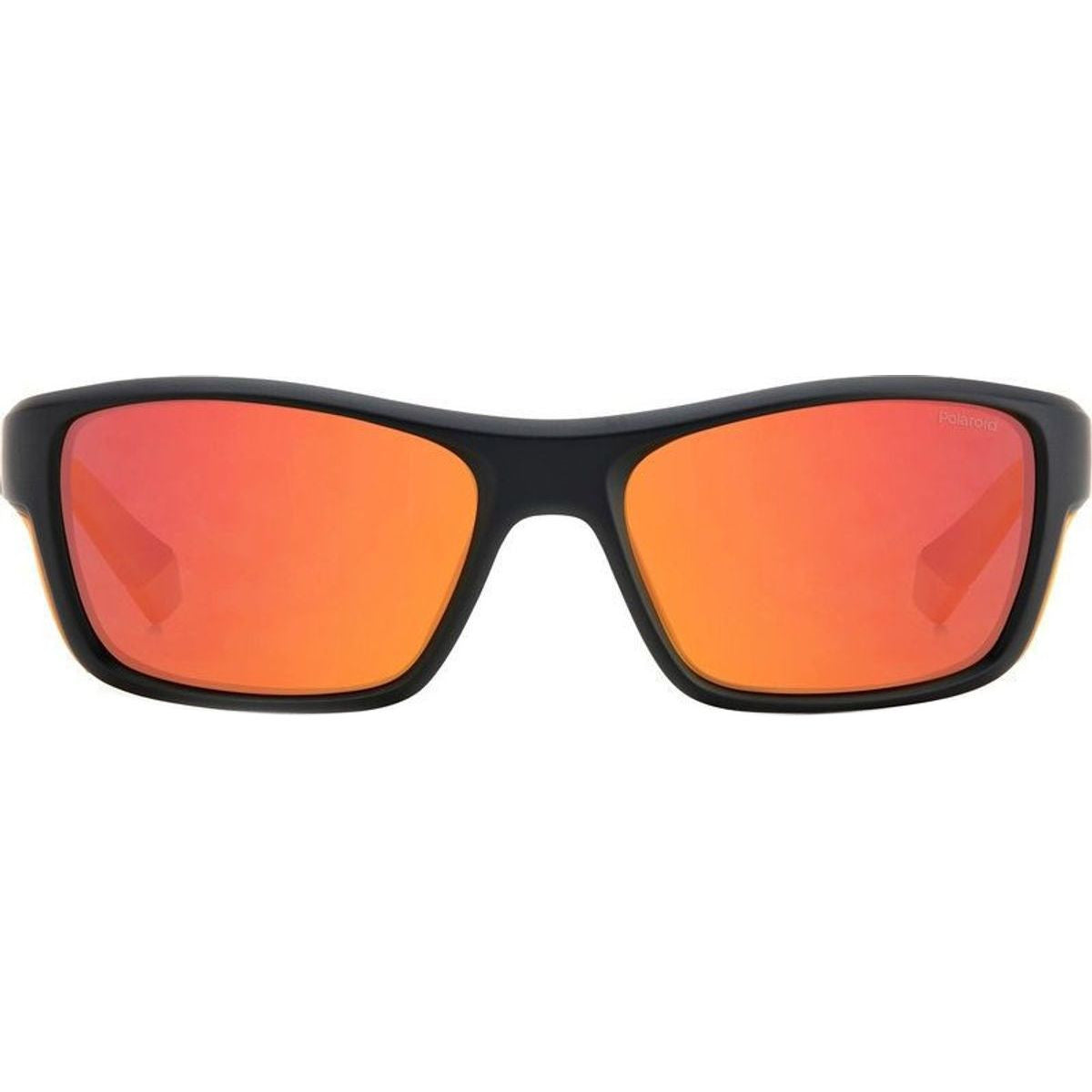PLD 7046/S, Matte Black and Orange/Red Mirror Polarised