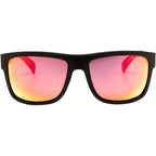 Mobster, Black/Red Mirror Polarised Lenses