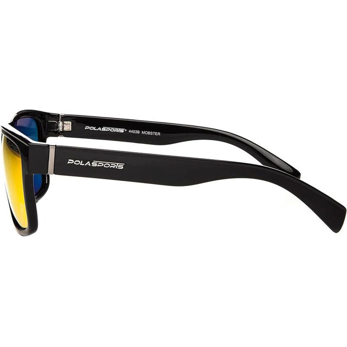 Mobster, Black/Red Mirror Polarised Lenses