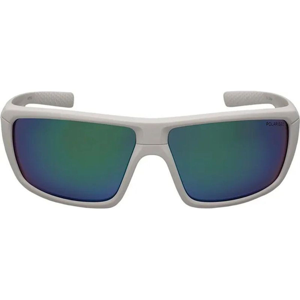 Poseidon, Matte White/Green Mirror Polarised Lenses