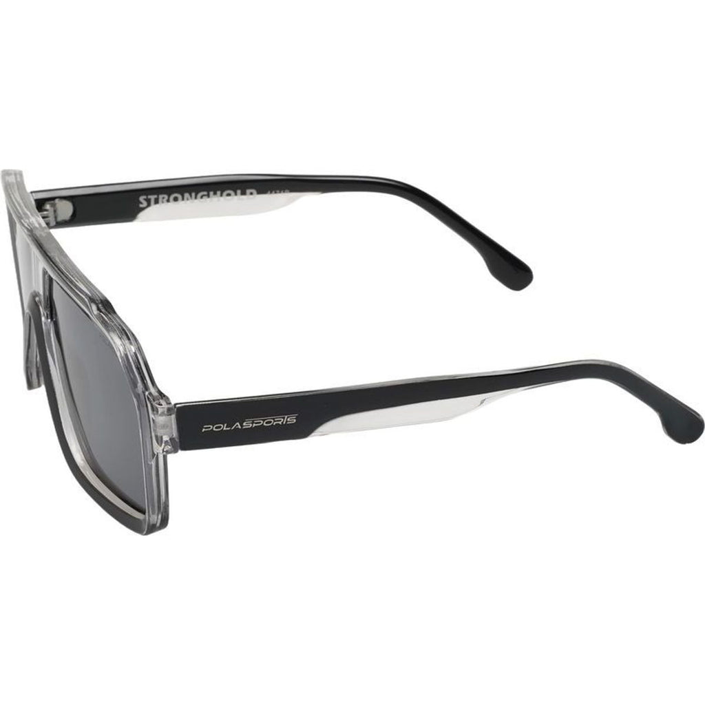 Stronghold, Black Grey/Smoke Polarised Lenses